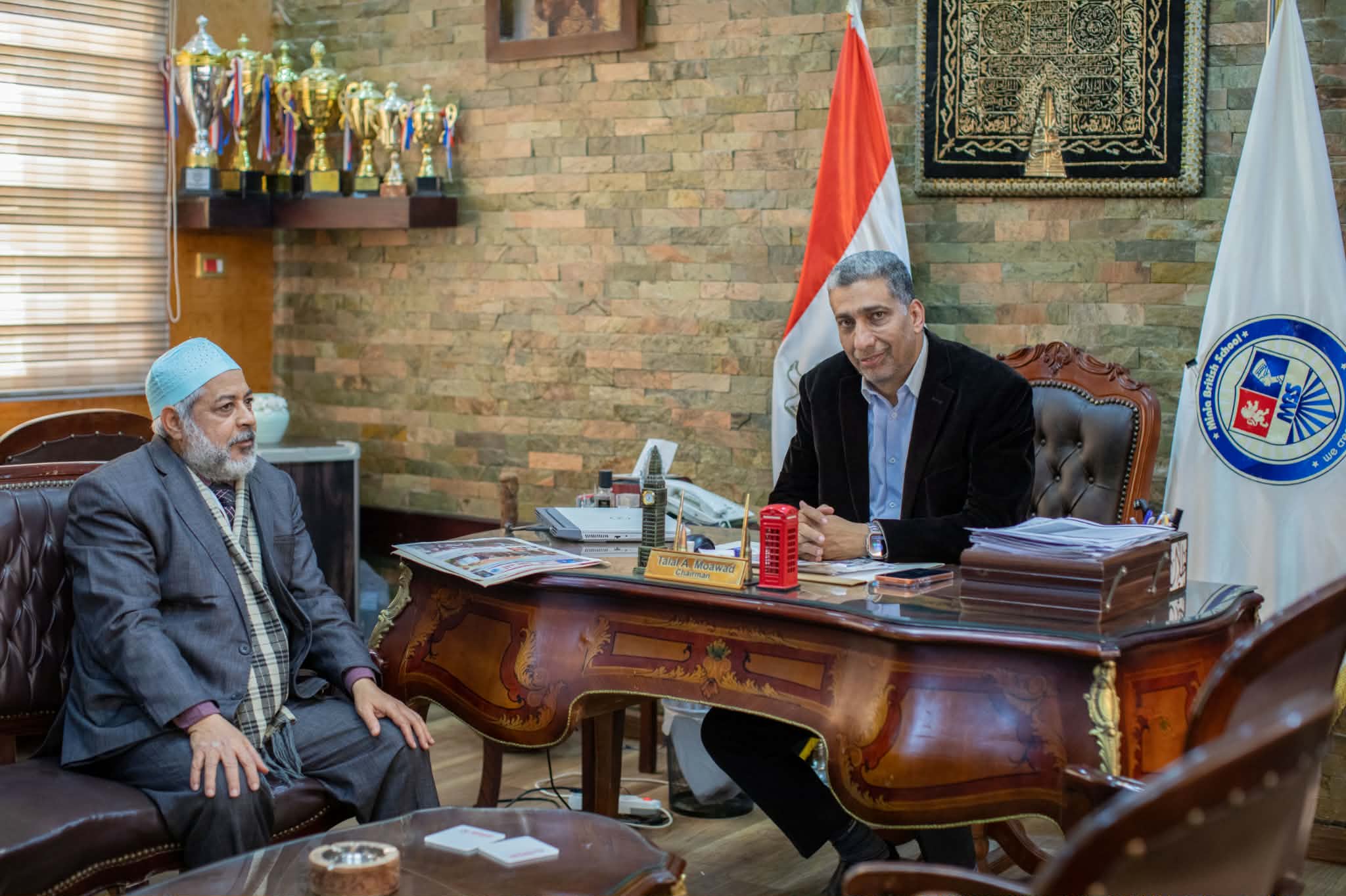 هيكل في البريطانية بعد افتتاح الثانوية